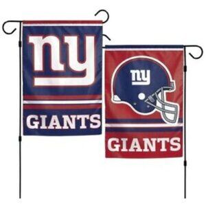 Brand New NFL New York Giants Premium 2 Sided 12.5" X 18" Garden Flag Wincraft‎